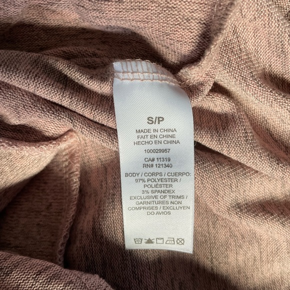 Dynamite- Pink & Gray Open back Sweater - Picture 4 of 7